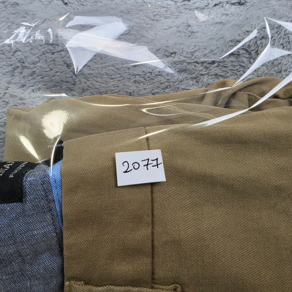 Banana Republic Fulton Skinny Chino Pants Mens 32x36 Khaki Stretch Casual NWT